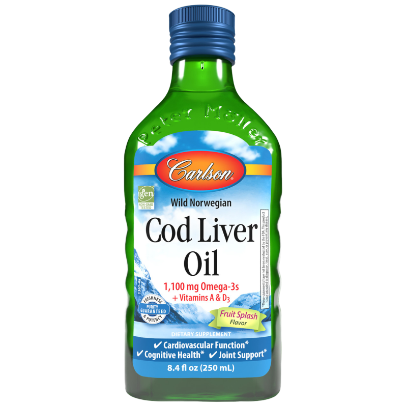 Carlson - Cod Liver Oil (Fruit Splash) - 8.4 fl oz