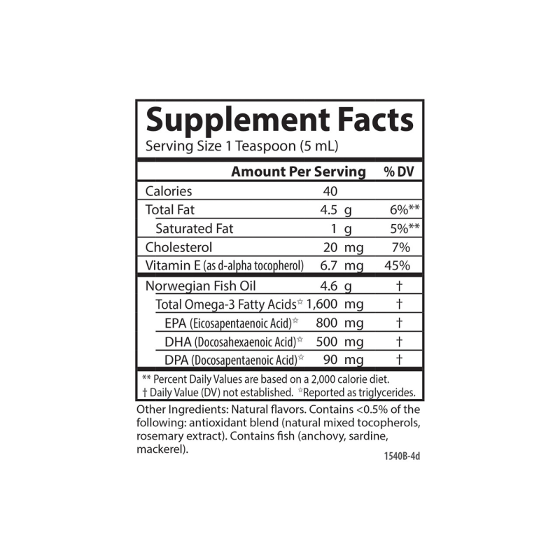 Carlson - Cod Liver Oil (Fruit Splash) - 8.4 fl oz