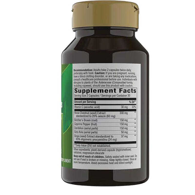 Nature's Way - Leg Veins Dietary Supplement - 60 Capsules