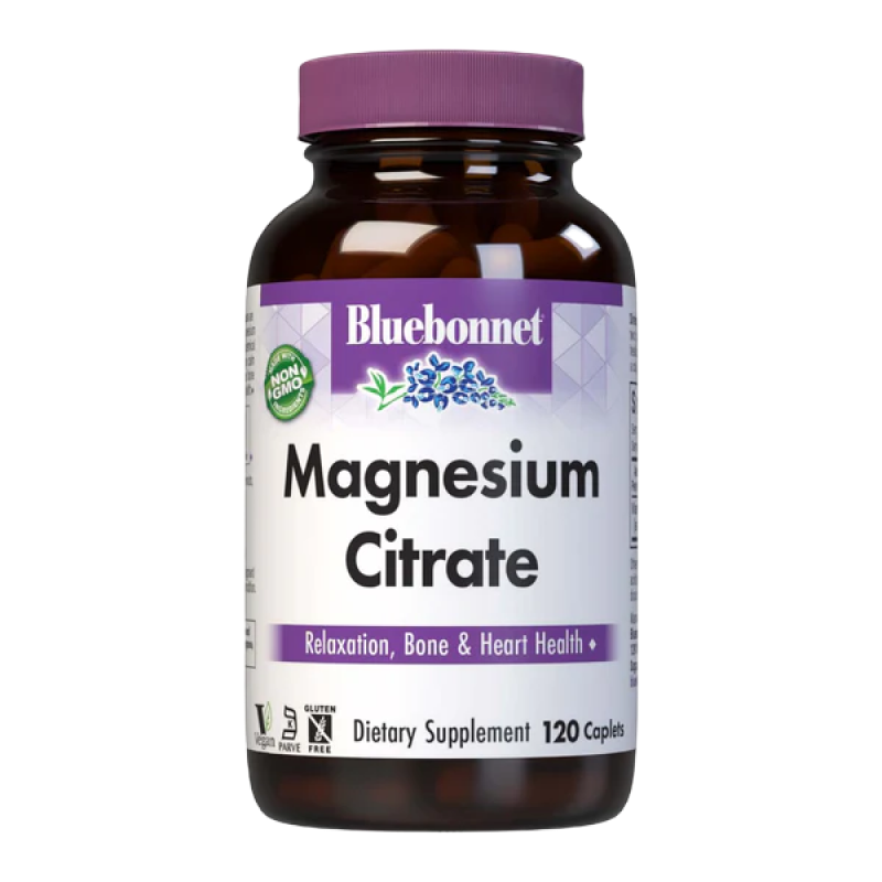 Bluebonnet - Magnesium Citrate -120 caplets