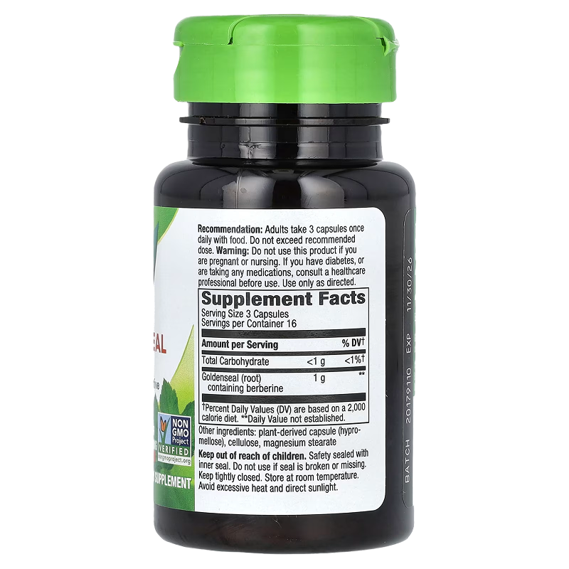 Nature's Way - Goldenseal Root - 50 Capsules