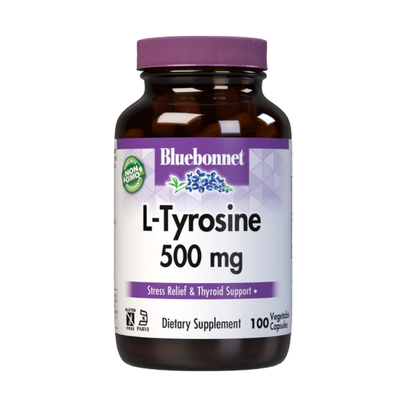 Bluebonnet - L-Tyrosine 500 mg - 100 capsules