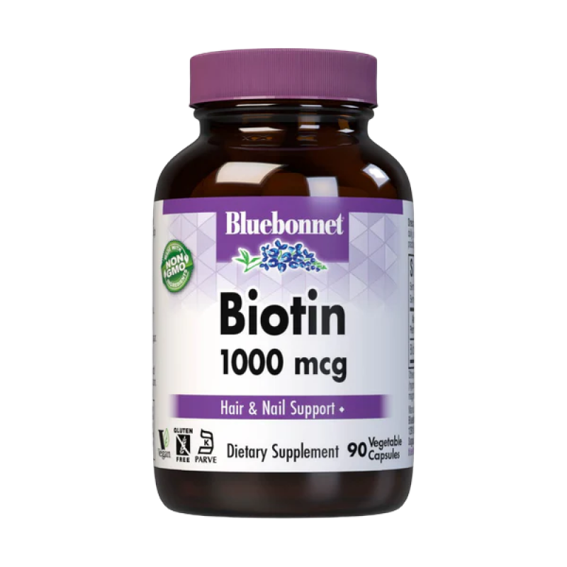 Bluebonnet - Biotin 1000 mcg - 90 capsules