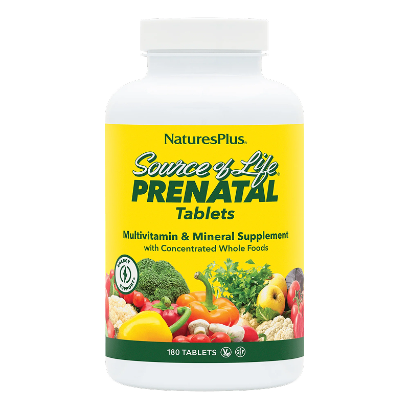 NaturesPlus - Source of Life Prenatal - 180 tablets