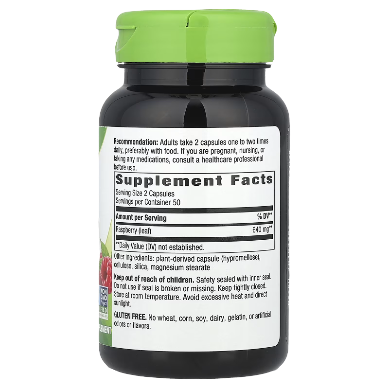 Nature’s Way - Red Raspberry Leaves - 100 Capsules