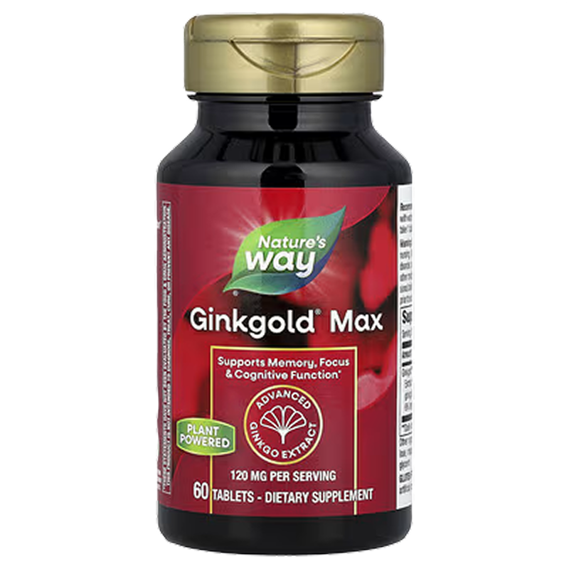 Nature's Way - Ginkgold® Max 120mg - 60 Tablets