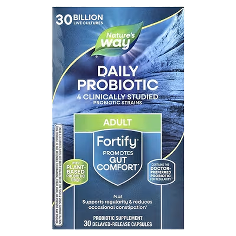 Nature’s Way - Adult Gut Comfort 30 billion - 30 VCaps ( non refrigerated)
