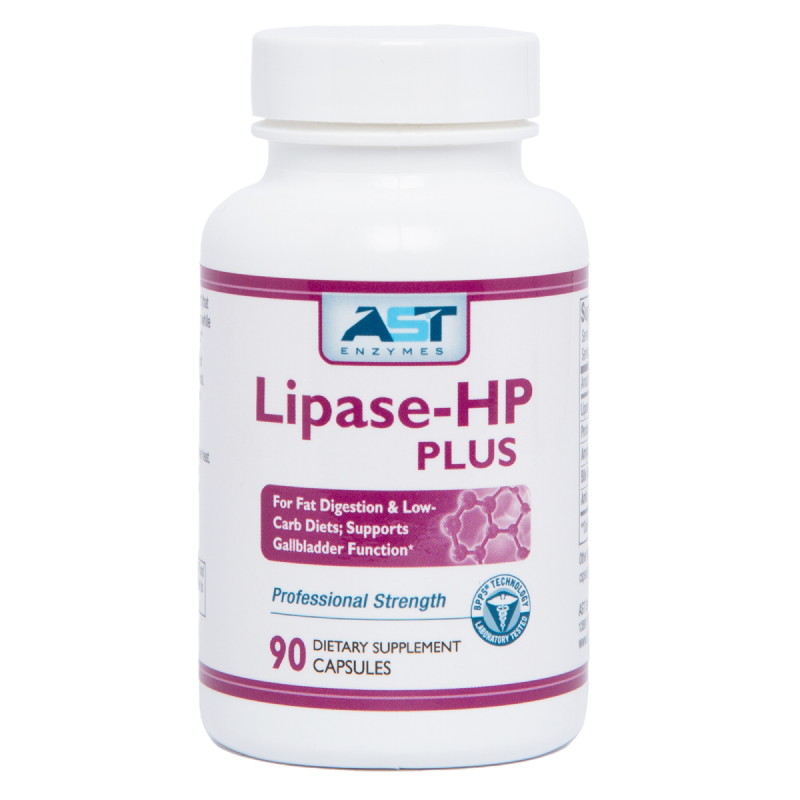 AST Enzymes - Lipase-HP Plus – 90 Vegetarian Capsules