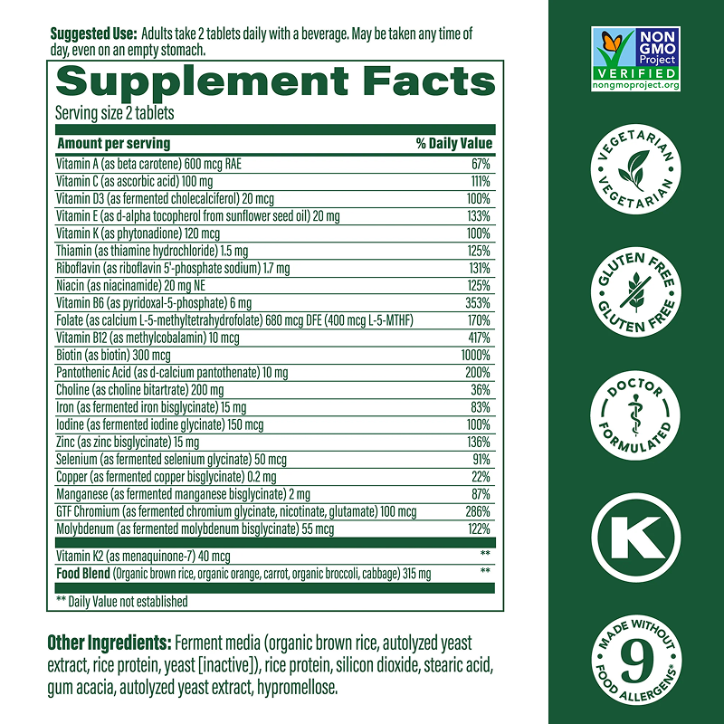 MegaFood - Women's Advanced Multivitamin - 60 Tablets