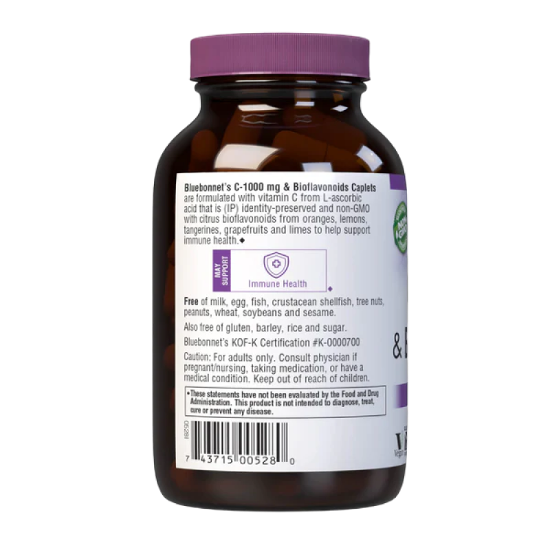 Bluebonnet - C-1000 mg & Bioflavonoids - 90 Capsules
