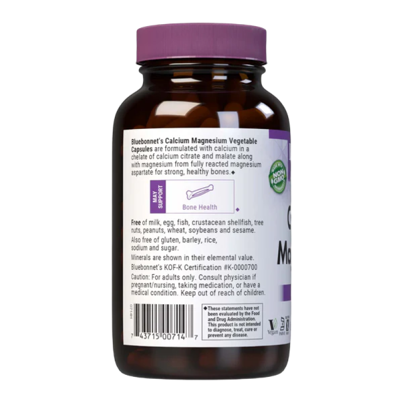 Bluebonnet - Calcium Magnesium - 180 VCaps