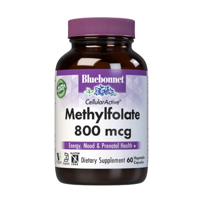 Bluebonnet - CellularActive Methylfolate 800 mcg - 60 VCaps