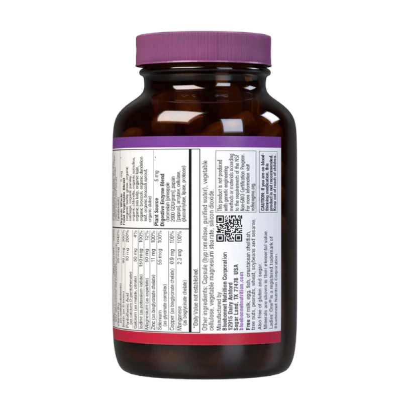 Bluebonnet - Ladies ONE 40+ Whole Food-Based Multiple - 60 VCaps