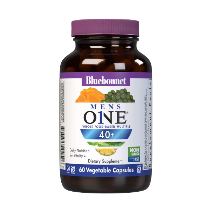 Bluebonnet - Mens One 40+ Whole Food-Based Multiple - 60VCaps
