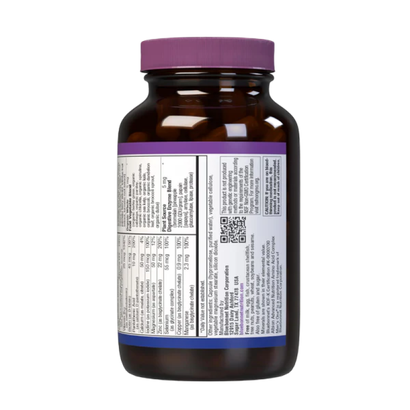 Bluebonnet - Mens One 40+ Whole Food-Based Multiple - 60VCaps