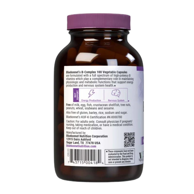 Bluebonnet - B Complex 100 - 100 VCaps