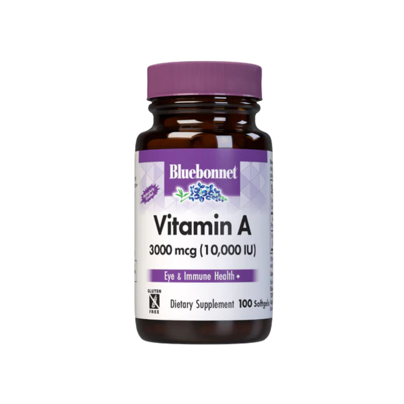 Bluebonnet - Vitamin A 3,000 mcg - 100 softgels