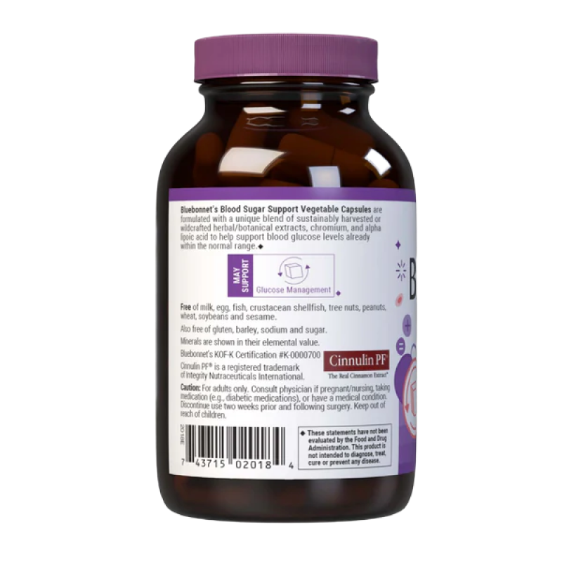 Bluebonnet - Blood Sugar Support - 90 VCaps