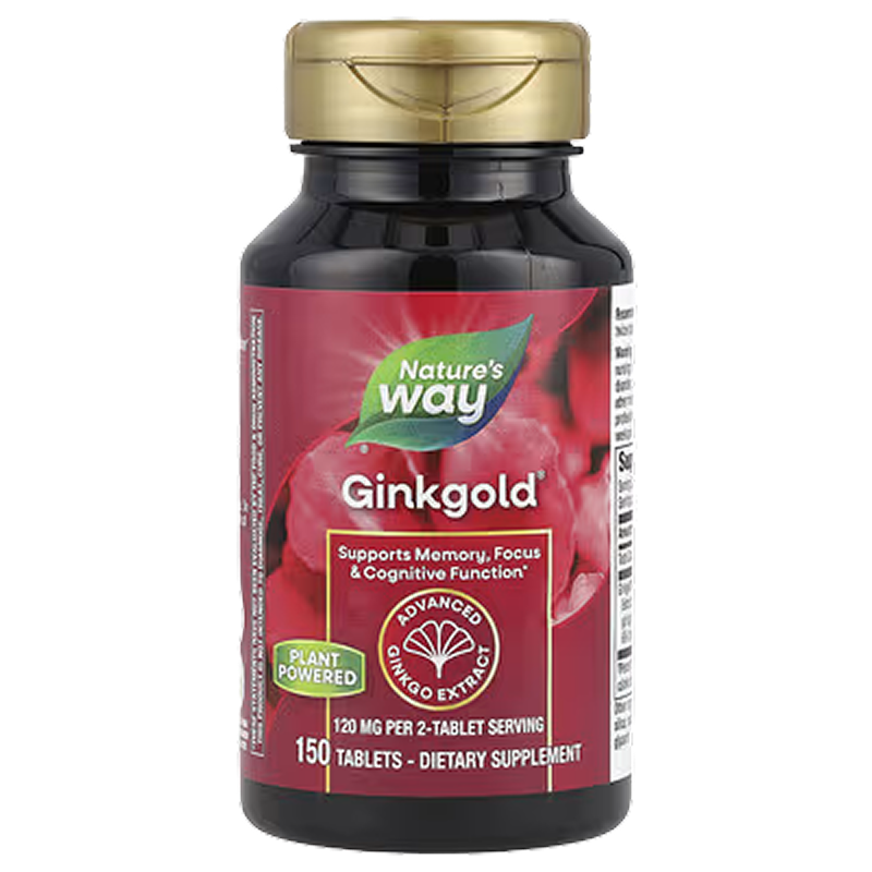 Nature's Way - Ginkgold® Advanced Ginkgo Extract - 150 Tablets
