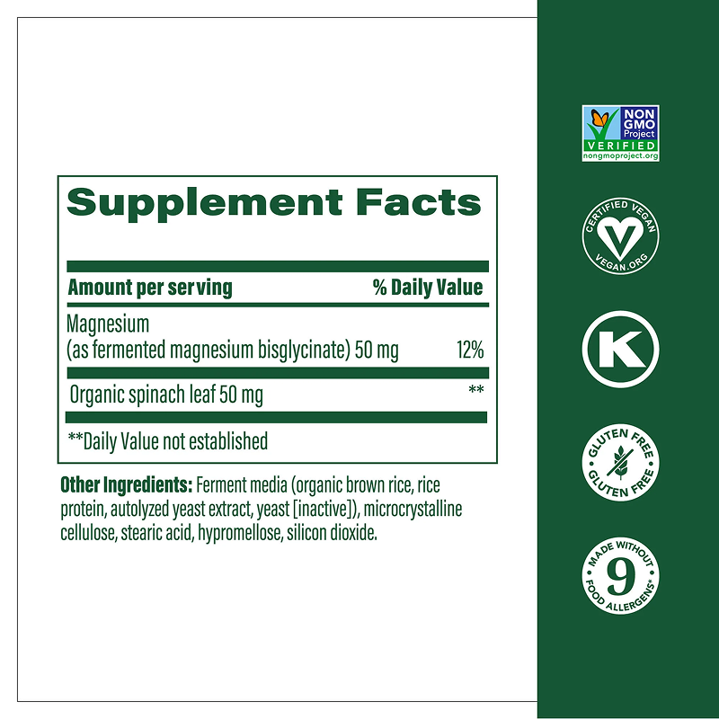 MegaFood - Magnesium - 60 Tablets