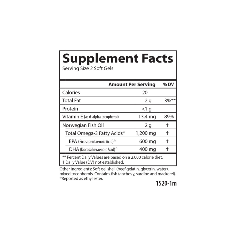 Carlson - Wild Caught Super Omega-3 Gems - 100 + bonus 30 soft gels