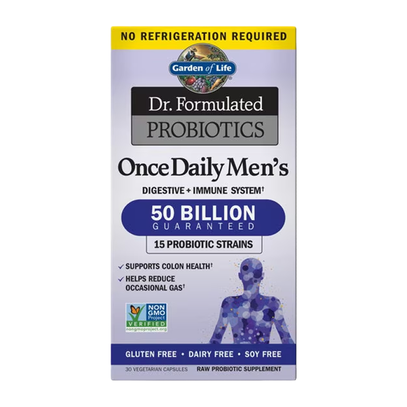 Garden of Life - Dr. Formulated Probiotics Once Daily Men's Shelf-Stable - 30 Capsules