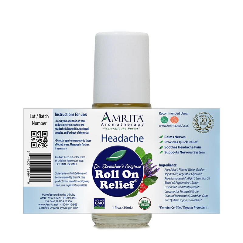 Amrita - Roll On Relief - Headache - 30 ml