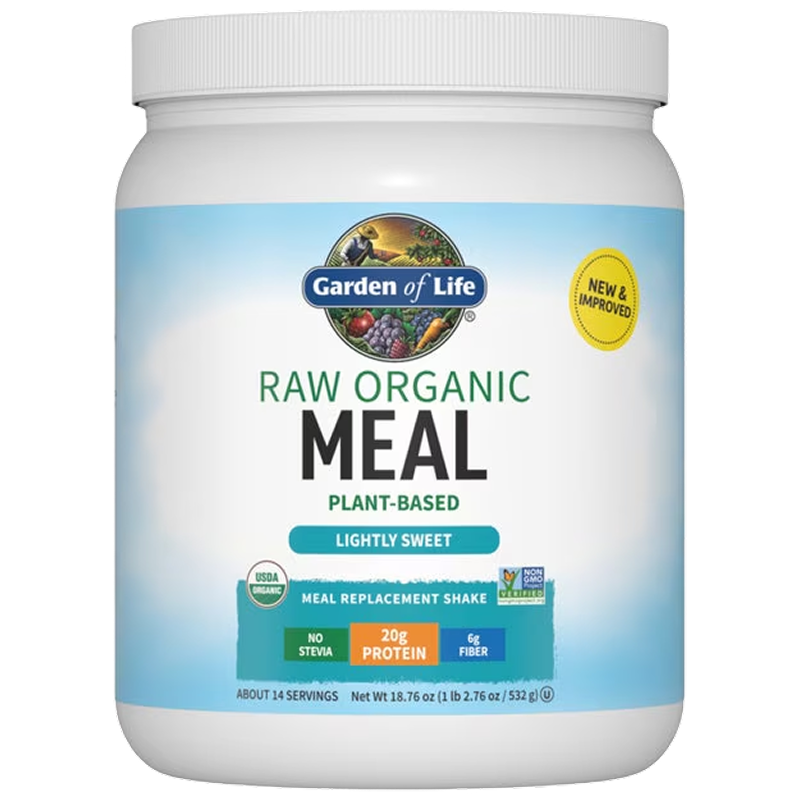 Garden of Life - Raw Organic Meal Replacement Powder - lightly sweet - 532g