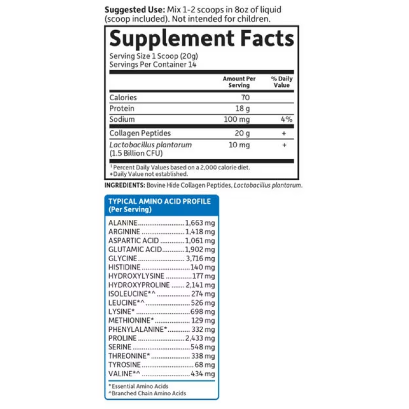Garden of Life - Grass Fed Collagen Peptides - 9.87 oz