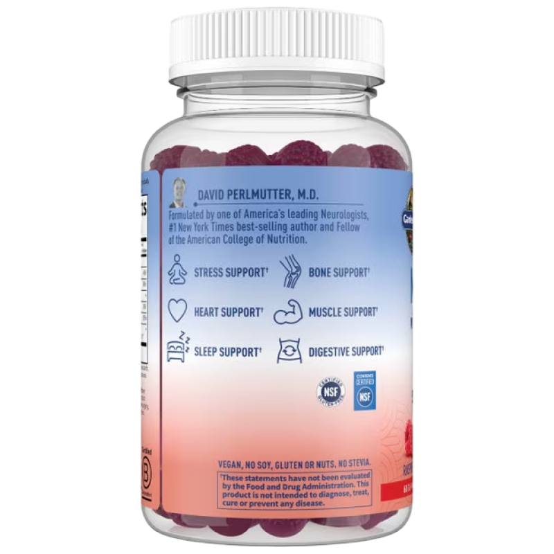 Garden of Life - Magnesium with Pre & Probiotics - 60 Raspberry Gummies