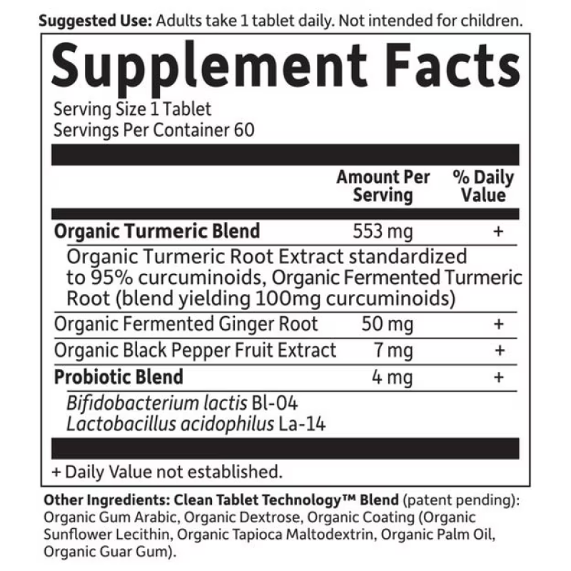Garden of Life - Organics Extra Strength Turmeric - 120 Vegan Tablets