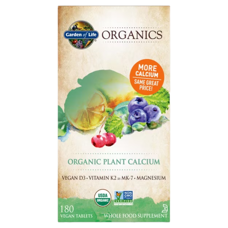 Garden of Life - Mykind Organics - Plant Calcium - 180 Capsules