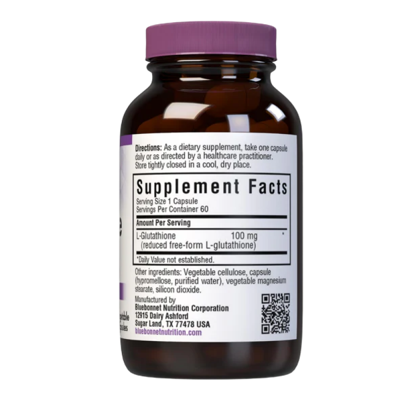 Bluebonnet - L-Glutathione 100 mg - 60 capsules
