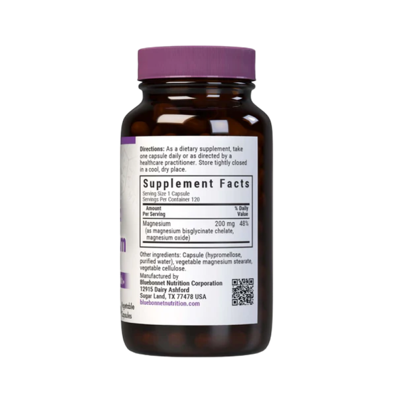Bluebonnet - Buffered Chelated Magnesium - 120 capsules