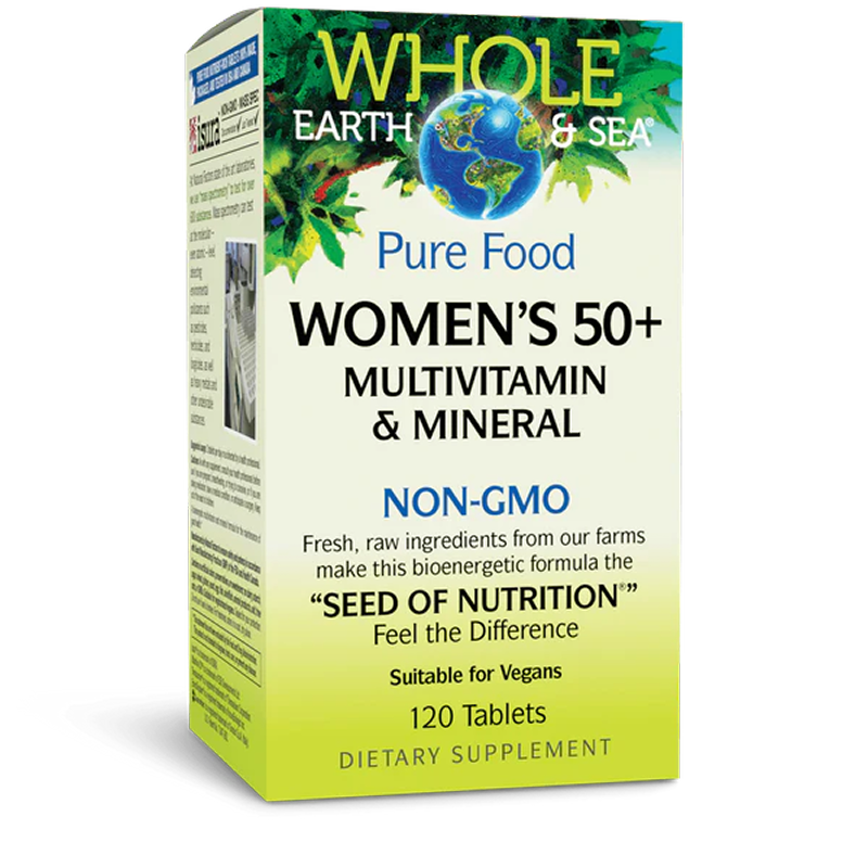 Whole Earth & Sea - Women's 50+ Multivitamin & Mineral - 120 tablets