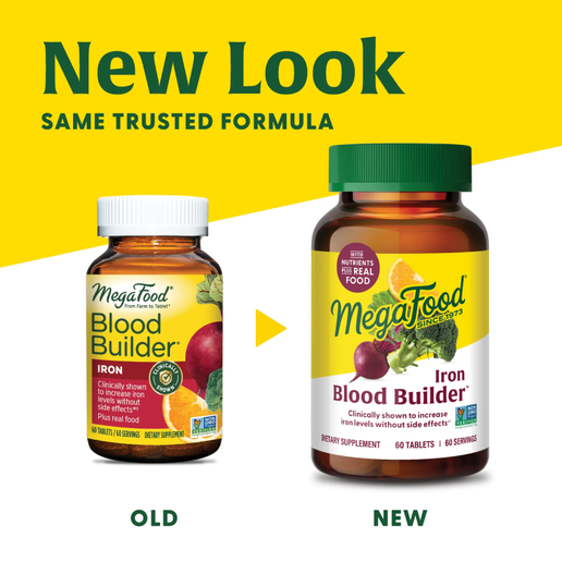 MegaFood - Iron Blood Builder Supplement - 180 tablets