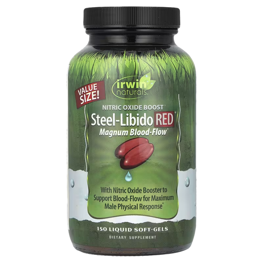 Irwin Naturals Steel-Libido Red - 150 Liquid Soft Gels
