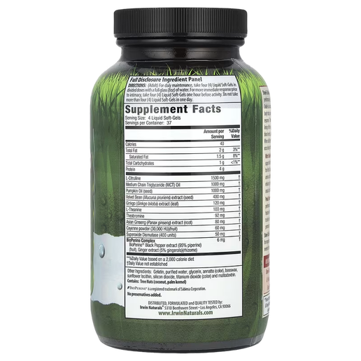 Irwin Naturals Steel-Libido Red - 150 Liquid Soft Gels