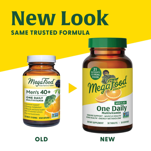 Megafood - Men's 40+ One Daily Multivitamin - 30 tablets