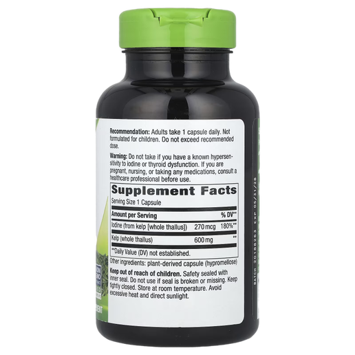 Nature's Way - Kelp Whole Thallus - 180 VCaps