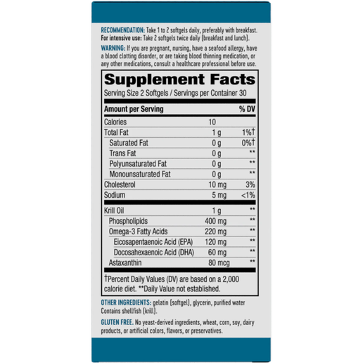 Nature's Way - Krill oil - 30 Softgels