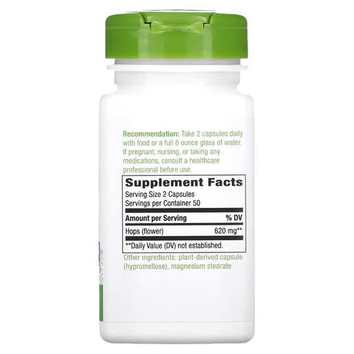 Nature's Way - Hops Flowers - 100 capsules