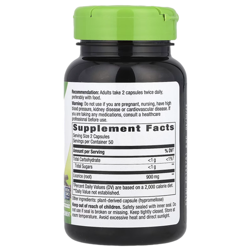 Nature's Way - Licorice Root - 100 Capsules