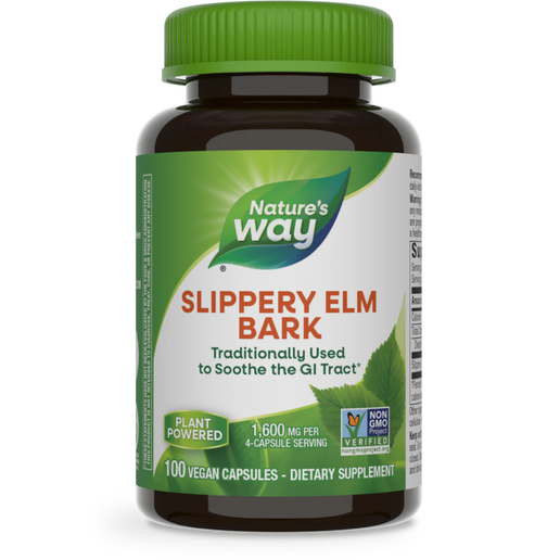 Nature's Way - Slippery Elm Bark - 100 Capsules