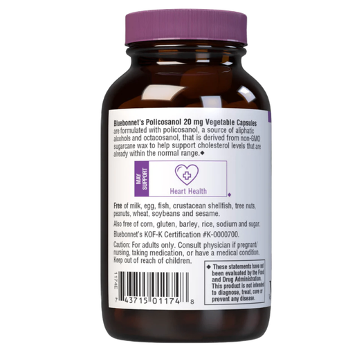 Bluebonnet - Policosanol 20 mg - 60 capsules