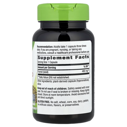 Nature's Way - Fennel Seed - 100 Capsules