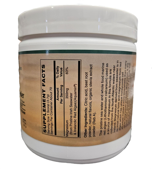 Akron Nutrition Center - Whole Food Magnesium Powder (Berry Flavor) - 9.13 oz