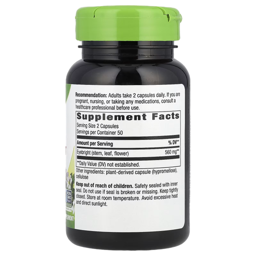 Nature's Way - Eyebright Herb 560mg - 100 capsules
