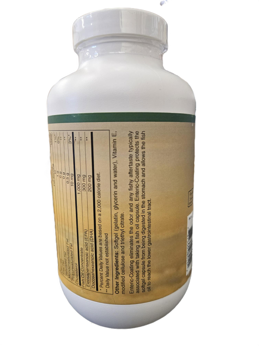 Akron Nutrition Center - Super Omega-3 (Enteric Coated) - 240 Softgels
