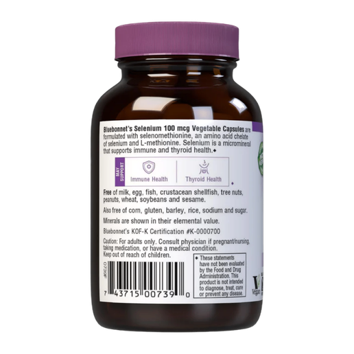 Bluebonnet - Selenium 100 mcg - 90 capsules
